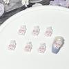 Joias de unha de urso fofo transfronteiriças gelo transparente fino flash traseiro urso Pooh cachorro pachcha desenhos animados acessórios de resina