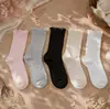 Calcetines Verano Delgados Encaje Lolita Calcetines Puño Suelto No Ajustados Chicas Estudiantes Malla Transpirables Calcetines de Media Pantorrilla