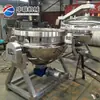 Panela Jaquetada Personalizada de Aço Inoxidável 304, Panela para Cozinhar Pastas, Panela Jaquetada Basculante, Panela para Temperos Base de Hot Pot