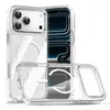 Capa Magnética para iPhone 17 Aplicável Transfronteiriça 15 Anti-Amarelamento Transparente Apple 16Pro Airbag Capa Protetora para Celular