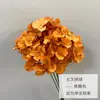 5 Manojos de tela de lana de Hortensia de Mallorca Flores de boda de Hortensia Arreglo floral para guía de carretera Techo de boda Flores artificiales