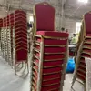 Sillas para Banquetes de Hotel de Calidad de Guangdong, Sillas para Comedor en Salones de Banquetes de Hotel, Sillas Tapizadas Suaves al por Mayor del Fabricante, Sillas Metálicas para Comedor