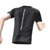 Camiseta Masculina de Manga Curta Secagem Rápida para Fitness, Top Esportivo para Treinamento de Basquete, Roupa Profissional de Corrida de Seda Gelada de Verão