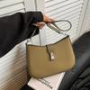 Bolsa Transfronteiriça de Alto Padrão para Mulheres, Grande Capacidade, Nova Bolsa Transversal de Nicho 2025, Moda Primavera e Verão, Bolsa de Ombro/Axila