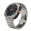 Adecuado para Correa de Reloj de Titanio para Samsung Watch8 Liberación Rápida Correa de Reloj de Una Pieza Watch Ultra Correa de Reloj de Aleación de Titanio Endurecido con DLC