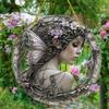 Disco Acrílico Creativo Transfronterizo Colgante Plano Sueño de Princesa Cuento de Hadas Belleza Imagen Atrapasol Decoración de Ventana Letrero Colgante para Porche