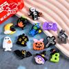 Calabaza de Halloween Promocional Calavera Fantasma Accesorios de Resina Hechos a Mano Material DIY Carcasa para Teléfono Móvil Imán para Refrigerador Diadema para el Cabello