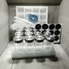 Botella Transparente para Condimentos con Tapa de Madera, Botella para Condimentos de Barbacoa, Botella de Vidrio, Botella Vacía, Botella de Vidrio a Prueba de Fugas para Sal, Frasco para Condimentos, Botella Pequeña, Botella Dispensadora