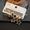 Pendientes de Acero Inoxidable de Moda Diaria Versátiles Estilo Europeo y Americano Más Vendidos Transfronterizos Joyería de Acero Inoxidable Pequeña Lujo Nicho Personalidad