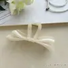 Presilha de Cabelo Elegante com Laço para Mulheres 2026 Novo Estilo Presilha para Penteado Extra Grande Pinça Jacaré para Cabelo Grosso Acessório de Cabelo