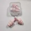 Protetores auriculares de silicone em caixa para aprendizado, à prova d'água, para natação, protetores auriculares industriais para redução de ruído, anti-ronco, para dormir