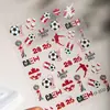 Adesivos de Arte de Unha Minimalistas em Relevo Copa do Mundo 2026 Elemento de Futebol Adesivos Ins Pintados à Mão Troféu Adesivos para Planner DIY
