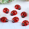 Acessórios de resina joaninha sete estrelas cola creme DIY presilhas de cabelo infantis, tamancos, materiais para capa de celular, venda direta do fabricante