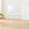 Silla de Plástico Estilo Europeo, Silla de Oficina Moderna Simple con Respaldo, Silla Creativa para Comedor para Uso Doméstico, Silla de Ocio para Cafetería para Adultos