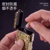 Estuche para Cigarrillos HY-932 para Cigarrillos Gruesos, Tapa Automática de Apertura Rápida, Resistente a la Presión, a Prueba de Humedad, Cenicero Portátil con Patrón