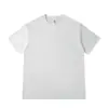 Camiseta Oversize Blanca de Peso Pesado Hilo Doble 40S Verano Transfronteriza Hombro Normal Camiseta Base Manga Corta Camiseta de Algodón Puro para Hombre Hecha a Medida