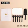 Vajilla para tarta de cumpleaños, juego de platos de papel, plato, tenedor, plato desechable, cuchillo y tenedor, plato para hornear, tenedor y plato combinado
