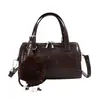 2026 Nueva Moda Nicho Bolso de Mujer Bolso Boston Almohada Bolso de Mano Versátil de Moda Bolso de Hombro Cruzado Texturizado