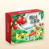 Shandong Yantai Manzana Roja Fuji Manzanas Rojas Fuji Grupo de Compra de Regalos Festivos Caja de Regalo para Regalar Artículos de Año Nuevo Paquete de Venta al por Mayor para Negocios