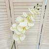 Set de Boda de Phalaenopsis Francesa de 9 Cabezas de Película Impresa en 3D Decoración para el Hogar Flor Artificial Arreglo Floral para Hotel Flor Transfronteriza