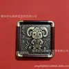Nuevo Adorno de Escritorio de Oro Puro 999 Zodiaco Pintura Frotada de Bronce Marco de Fotos Adorno Regalo de Empresa Se Puede Enviar Directamente