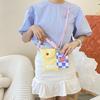 Bolsa Simples Estilo Ins para Celular, Bolsa Pequena Transversal Estilo Coreano, Bolsa de Tecido Portátil de Mão para Mulher, Combina com Tudo