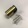 Conjunto de Chuveiro Bidet com Pistola Pulverizadora Preta para Banheiro em Aço Inoxidável 304 Dourado Escovado com Torneira de Parede