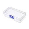 Caja Rectangular de Plástico Transparente con Cierre Caja de Muestras Caja para Empaque de Componentes de Repuesto Caja de Almacenamiento de Herramientas de Escritorio