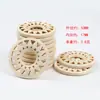 Accesorios de Materiales para Joyería Estilo Étnico DIY Piezas Colgantes para Pendientes Piezas Redondas de Madera Hueca de Girasol Accesorios de Madera