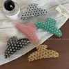 Pinza grande para el pelo de acetato para mujer, pinza de tiburón brillante para la parte trasera de la cabeza, pinza de garra para sujetar la mitad del pelo, accesorio para el pelo de alta gama con forma de estrella