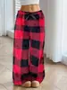 Pantalones Casuales Nuevos Europeos y Americanos de AliExpress Transfronterizos Estampado de Leopardo Pantalones Largos de Pierna Ancha