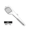 Espátula de Cocina de Acero Inoxidable, Cuchara, Colador, Mango Redondo Simple Anti-quemaduras, Espátula de Cocina, Espátula para Freír, Utensilios de Cocina, Juego Completo, Regalos al por Mayor