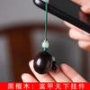 Ébano Fujia Mundo Teléfono Móvil Colgante Colgante Accesorios de Bolsa Joyería Simple DIY Wen Play Factory