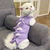 Ropa de esterilización para gatos, ropa de destete para gatas, correa para gatos, ropa antilamidos, ropa postoperatoria quirúrgica para gatos.
