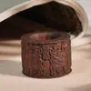 Madeira de Águila Cinco Caminhos Deus da Fortuna Novo Estilo Chinês Tendência Nacional Nove Dragões Padrão Escultura em Madeira Ornamento de Mão Artefato Esculpido Estilo Chinês Item de Mão
