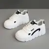 [Personalizado] Sh317 Nuevos Zapatos de Mujer Primavera y Verano 2025 de Corte Bajo con Plataforma de Suela Gruesa Elevadores Simples Estilo Preppy
