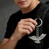Llavero Popular de Águila de Amazon, Llavero de Águila Moderno Incrustado con Diamantes, Personalizado y Versátil, Venta al por Mayor de Fabricante