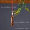 Cadena de Llavero de la Torre Wenchang y Pluma Wenchang de Pino Ciprés, Colgante de Mochila Escolar de Madera de Nueve Pisos para Estudiantes, Adorno de Madera