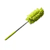  espanador Verde Fluorescente Cabeça de Chenille Cabeça Macia do Espanador Superfície Sem Danos Função Telescópica Espanador