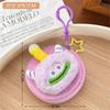 Nuevo Lindo Dopamina Boca Grande Extraño Peluche Monedero Dulce Corazón de Niña Bolsa para Llaves Bolsa de Almacenamiento para Audífonos Colgante