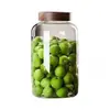Botella Infusora de Vidrio de Borosilicato Alta Capacidad Tarro Sellado de Grado Alimenticio para el Hogar Tarro para Vino de Frutas Ciruela Verde Bayas de Goji Barril de Fermentación