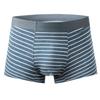 Cuecas Sem Costura Boxer Masculina Listrada Clássica Respirável Quatro Cantos Cintura Média Cuecas Clássicas Confortáveis Tamanho Grande