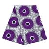 1 pieza de tela africana de algodón batik de doble cara con estampado de cera africana Kent Ankara