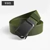 Cinto Masculino de Lona para Uso Externo com Fivela Automática Cinto de Nylon Espesso Resistente ao Desgaste Masculino Versátil Casual Durável Novo Cinto para Calças