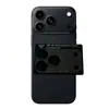 Adecuado para Apple 18ProMax armadura de metal con purpurina de un solo color cubierta completa protector de lente iPhone17promax
