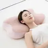 Almohada de Espuma Viscoelástica Mariposa para Sueño Profundo, Soporte para Columna Cervical, Núcleo de Almohada para Ayudar a Dormir, No se Desinfla, Almohada Ergonómica de Rebote Lento