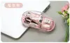 Nuevo ratón M9 recargable transparente oficina hogar inalámbrico Bluetooth tres modos ratón mini portátil ratón inalámbrico