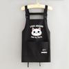 Delantal de Moda Repelente al Agua de Manga Larga para Cocina Ropa de Trabajo para el Hogar para Cocinar y Catering Delantal Especial para Trabajo Bata con Estampado