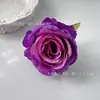 Pintura al Óleo Vintage Rosas, Rosas Artificiales de Montaña Nevada, Materiales y Accesorios para Manualidades de Accesorios para el Cabello, Corona de Flores, Decoración de Flores Falsas para Fotografía