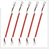 Luya tong controlador de peixe perdeu corda de mão fio de aço embutido com fivela de liga corda de mola multifuncional telescópica automática de alta elasticidade